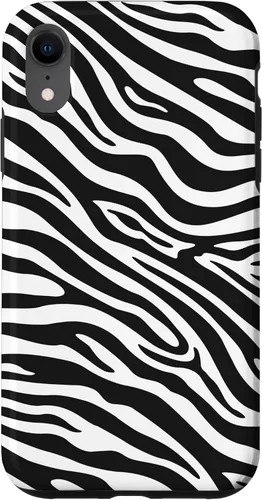 Vista 8 de Funda con estampado de piel animal de cebra para iPhone 15