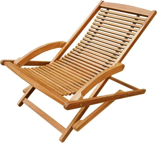 Vista 5 de vidaXL Tumbona, silla de patio con reposapiés, tumbona plegable, tumbona para patio trasero, piscina, porche, balcón, playa, madera de acacia maciza