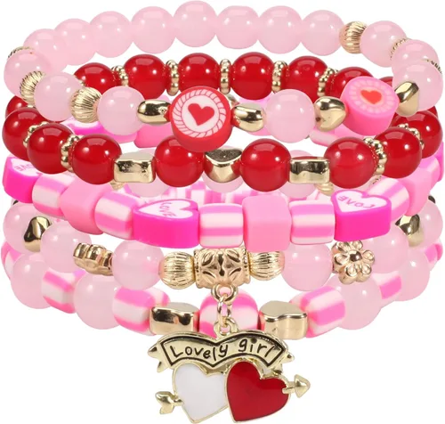 Vista 24 de Ardorchid Pulseras de Halloween para Mujeres Calabaza Fantasma Esqueleto Murciélago Calavera con Cuentas Apilables Elásticas Rugby Acción de Gracias