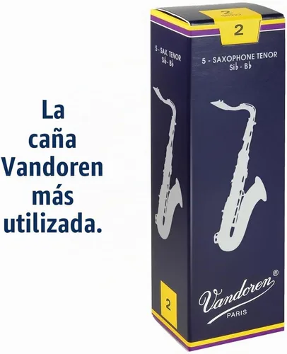 Vista 2 de Lengüetas SR2215 tenor para saxofón, fuerza de 1.5, 5 unidades, de la marca Vandoren