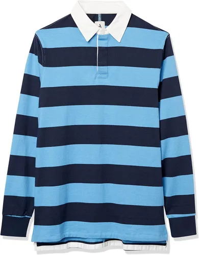 Vista 6 de Tienda Essentials Men's Organic Cotton Long Sleeve Rugby Top (Previously Tienda Aware)