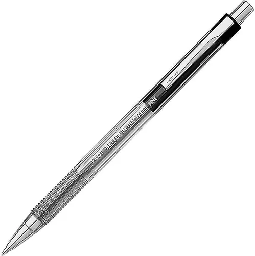 Vista 3 de PILOT Pen 30000 The Better Ball Point Pen Bolígrafos de punta de bola recargables y retráctiles, punta fina, tinta negra, paquete de 12 unidades De