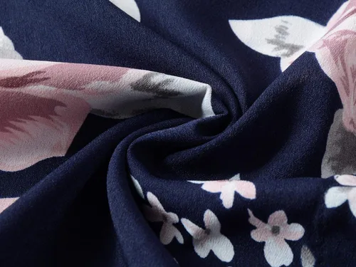 Vista 7 de Blusa casual de gasa sin mangas con estampado floral para mujer