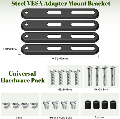 Vista 5 de VESA - Soporte adaptador de montaje de extensión, para pantallas de 32 a 55