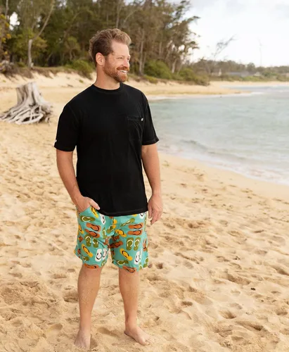 Vista 119 de Lazy One - Pantalones cortos de pijama para hombre, ropa de dormir