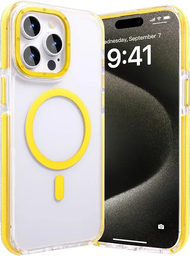 Vista 46 de Funda magnética diseñada para iPhone 11, [probada contra caídas de grado militar] [compatible con MagSafe] Funda protectora delgada translúcida mate