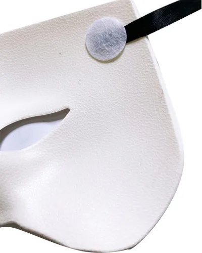 Vista 7 de IDOXE Mens Half Face Mask Phantom of The Opera Mask Vintage Design Venetian Mask for Masquerade Party