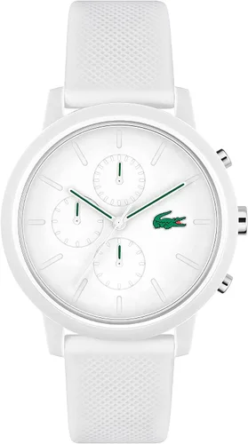 Vista 12 de Lacoste 12.12 Men's Chronograph Watch - TR90 Case Quartz - Premium Sporty Fashion Timepiece