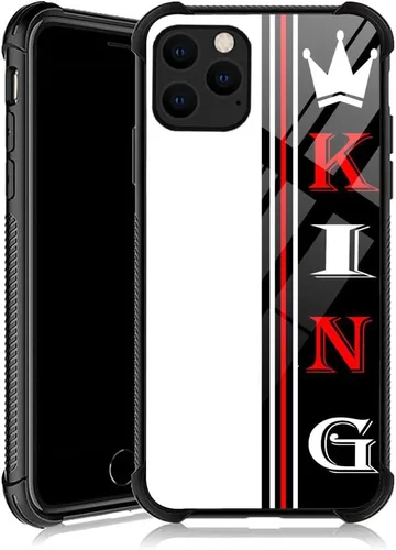 Vista 12 de DJSOK Funda compatible con iPhone 11, diseño con patrón de parachoques trasero, esquinas reforzadas antiarañazos, caver de TPU suave, fundas