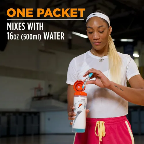 Vista 5 de Gatorade - Sports Drinks G Zero - Paquetes de polvo Glacier Freeze, 0.10 onzas (paquete de 10)