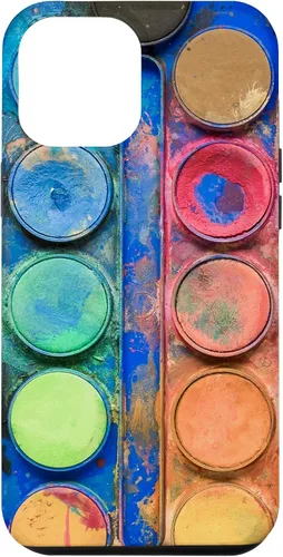 Vista 26 de Caja de paleta de pintura de acuarela - Funda de regalo divertida para artista/pintor/arte para iPhone 17