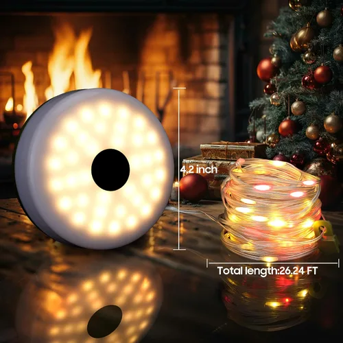 Vista 8 de 10L0L Kit de luces de techo para carrito de golf con tira de luz de neón LED, 5 modos e imán, USB-C recargable, impermeable, luces decorativas