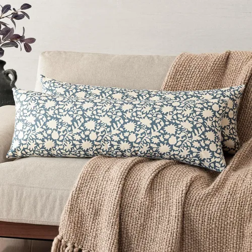 Vista 35 de Foindtower - Juego de 2 fundas de almohada decorativas con flores neutras estilo farmhouse, fundas de almohada boho para sofá, sofá cama