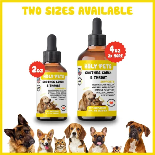 Vista 5 de Medicamento para la tos para perros y gatos, apoyo para infecciones respiratorias, alivio de estornudos y tratamiento para la tos de las perreras