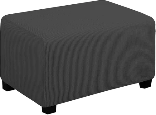 Vista 17 de Easy-Going Funda Elástica para Otomana Taburete de Almacenamiento Plegable Protector de Muebles Funda Rectangular Suave con Parte Inferior Elástica