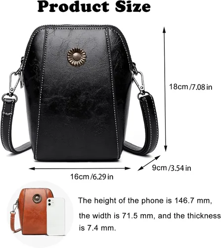 Vista 2 de Mini bolso bandolera de hombro para mujer
