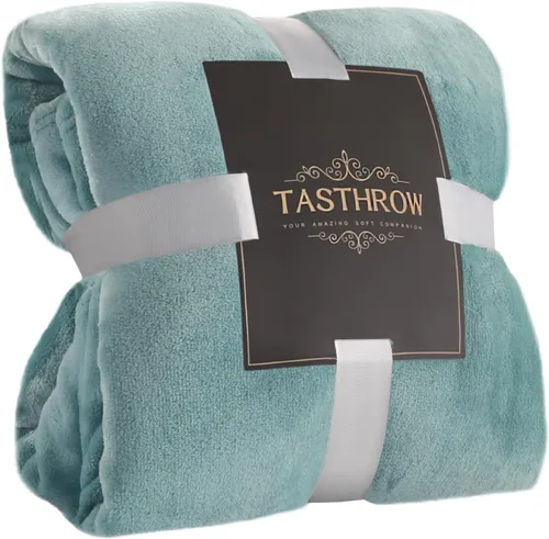 Vista 18 de TASTHROW - Manta decorativa de vellón de franela, grande, acogedora, ligera, gruesa, para todas las estaciones, adecuada para mujeres, hombres
