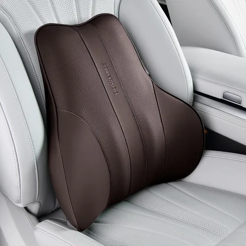 Vista 17 de Coverado Almohada ergonómica para reposacabezas de automóvil, almohada ergonómica de espuma viscoelástica para el cuello del auto para asiento