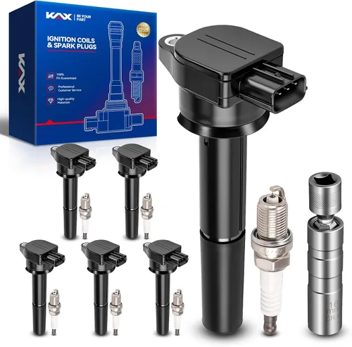 Vista 33 de Bobina de encendido KAX UF434 1 paquete Compatible con Impala, Equinox, G6, Malibu, Silverado 1500, Uplander, Torrent, Lucerne, Express 1500, Sierra