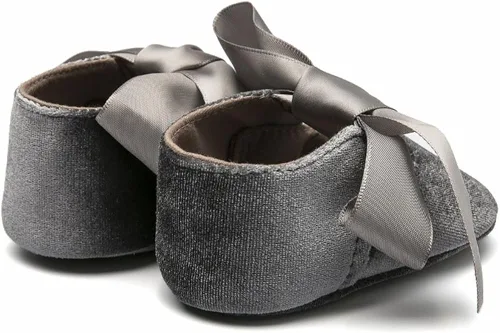 Vista 5 de HONEY$HOMEY Mocasines de suela suave con borla Bowknots Cuna Prewalker Niño Princesa Zapatos