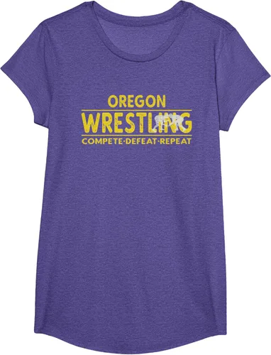 Vista 22 de Oregon Wrestling - Camiseta para competir, derrota, repetir