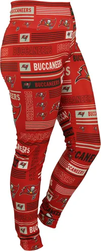 Vista 90 de Zubaz NFL Mallas para mujer de longitud completa de cintura alta básica 1.0