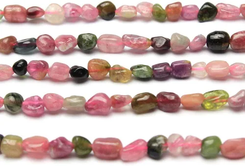 Vista 27 de MJDCB Cuentas de piedra de forma irregular natural de 8-10 mm, turquesa de África, piedras preciosas para sanación energética, para hacer joyas