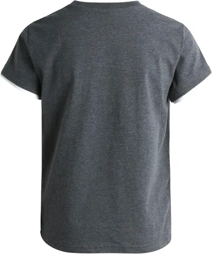 Vista 6 de RBX Conjunto deportivo de pantalones cortos para niños, 2 piezas de camiseta atlética con cuello redondo y pantalones cortos para niños