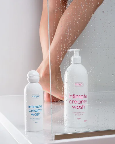 Vista 6 de Ziaja Lavado Cremoso Íntimo con Protección de Ácido Láctico 500 Ml