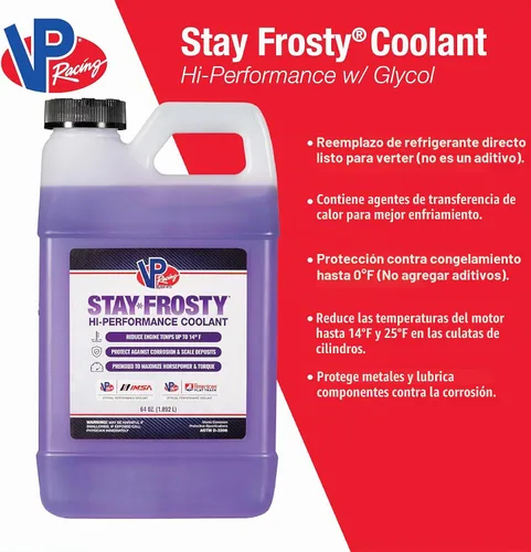 Vista 4 de VP Racing Fuels 23071 Stay Frosty - Refrigerante de alto rendimiento, 1 galón