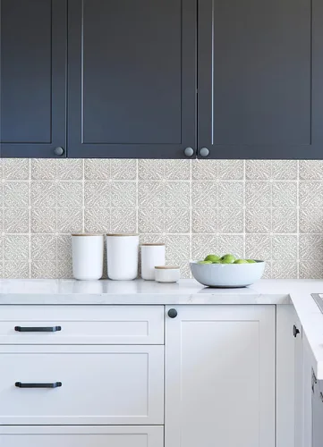 Vista 8 de Wall Pops WPBS4648 Dawson - Calcomanías de pared, color gris