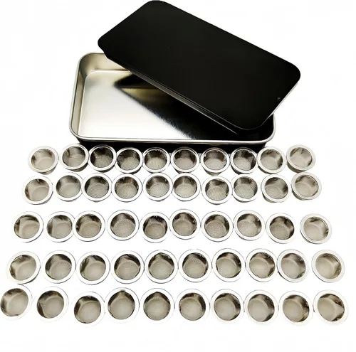 Vista 7 de 15pcs 1/2 pulgada tubería pantallas de acero inoxidable 304 premium, filtros de pantalla de tubo de 0.5" con caja de almacenamiento de metal