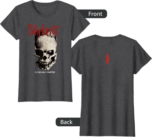 Vista 14 de Slipknot Tribal Calavera playera, niños 12, Rojo