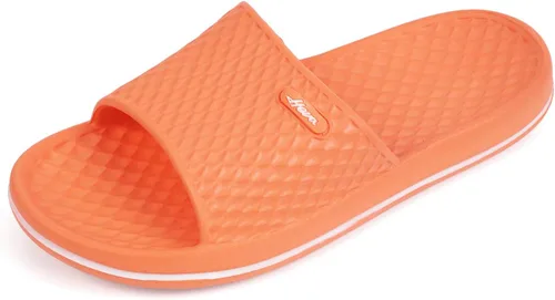 Vista 12 de FUNKYMONKEY - Sandalias de baño para mujer, sandalias para el interior del hogar, playa, antideslizantes