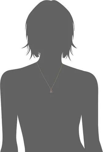 Vista 2 de Tienda Collection 14k Gold-Filled Letter Charm Pendant Necklace