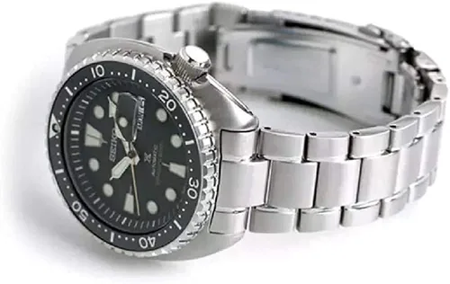 Vista 5 de Seiko Prospex SRPE03K1 - Reloj automático de cristal zafiro con bisel de cerámica negra de 6562ft Negro - Buceador reloj automático