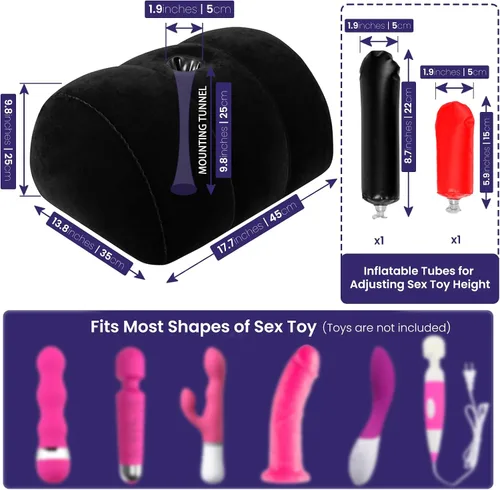 Vista 8 de Dildo Montado Cojín de Dildo Almohada de Posición Sexual para Adultos Muebles Sexuales Juguetes Sexuales para Mujeres Silla de Dildo Montaje