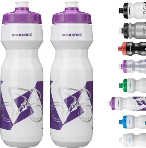 Vista 19 de ROCKBROS Botella de agua para bicicleta de 20oz-25oz Squeeze Ciclismo