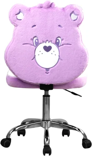 Vista 6 de Impressions Vanity Care Bears Grumpy Bear - Silla giratoria para dormitorio, silla de escritorio de maquillaje sin brazos con ruedas, altura
