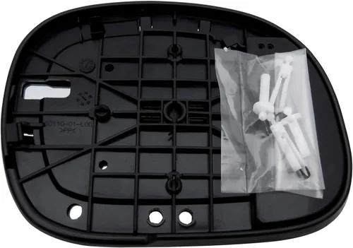 Vista 3 de Espejo lateral del conductor de cristal para Ford F150 1997-2003, 1997-1999 F250, 1997-2002 Expedition Espejo izquierdo sin calefacción con placa