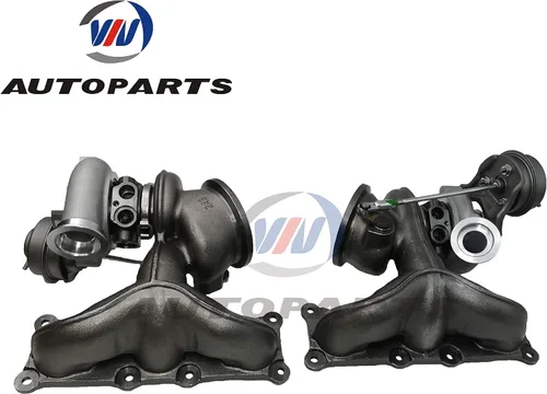 Vista 6 de TD04-17T Billet Twin Turbocompresor+2" entrada para 135i/535i/Z4/X6/740 3.0L N54