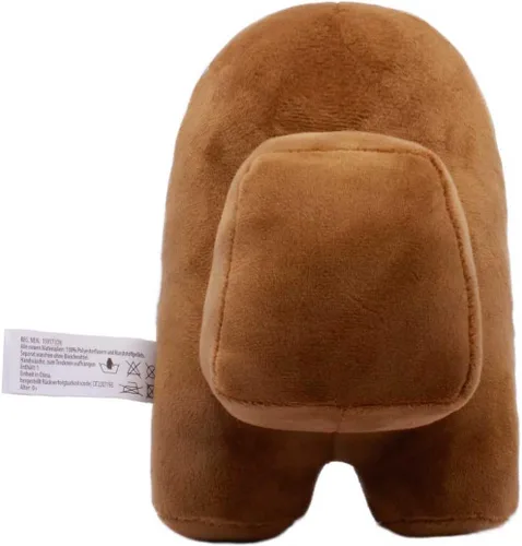 Vista 3 de Just Toys - Among US - Peluche marrón Dum de 6 pulgadas - Serie 3