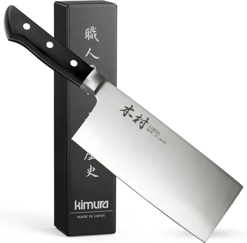 Vista 17 de Kimura Cuchillo de pelar, [fabricado en Japón], cuchillo de chef profesional de 3.5 pulgadas, cuchillos de cocina de acero inoxidable de molibdeno