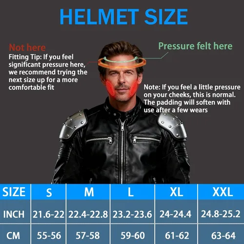 Vista 6 de Modular Motorcycle Helmet for Men Women, Flip Up Full Face to Open Face Helmet, DOT & FMVSS 218 Certified, Dual Visor, Removable & Washable Liner