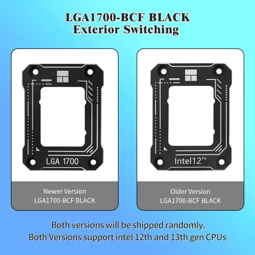 Vista 5 de Thermalright LGA1700-BCF Negro 12/13/14 Generación Intel Anti-Bending Fastener, placa de presión tipo curvado, fijación fija CPU, instalación fija