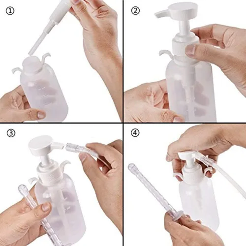 Vista 5 de Sistema de Limpieza Vaginal Reutilizable Excelente Limpiador Vaginal Enjuague Vaginal Femenino, Limpieza Manual con Presión, 100% Seguro, Capacidad