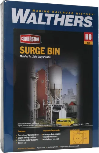 Vista 5 de Walthers Cornerstone Kit serie HO Scale Surge Bin
