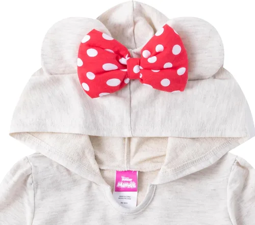 Vista 3 de Disney Minnie Mouse - Conjunto de sudadera con capucha y pantalones para bebés y niños pequeños
