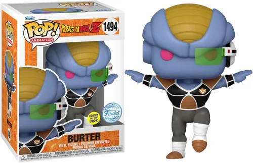 Vista 3 de Funko Figura de vinilo Pop! Dragon Ball Z Burter que brilla en la oscuridad #1494