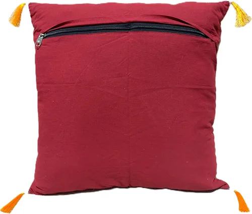 Vista 5 de Juego de 5 fundas de almohada étnicas indias para sofá, decoración de árabe occidental, juego de 5 fundas coloridas de estilo bohemio para sofá